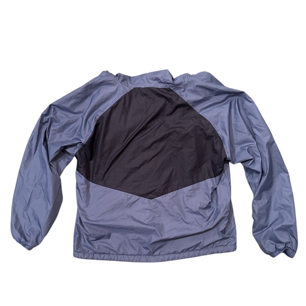 Columbia Fleece Lined Hooded Windbreaker Jacket Blue Navy Women’s XXL - Picture 7 of 11